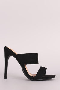 Liliana Double Band Stiletto Heeled Mules